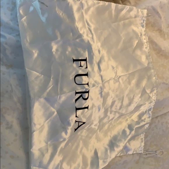 Furla gray bag with black accent / gold fixtures - Picture 6 of 6